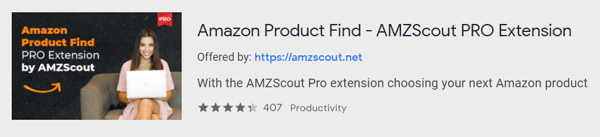 AMZScout Pro chrome extension