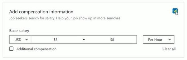 12 post job linkedin compensation salary add