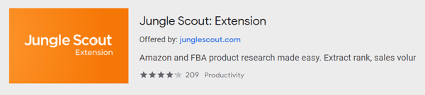 jungle scout chrome extension