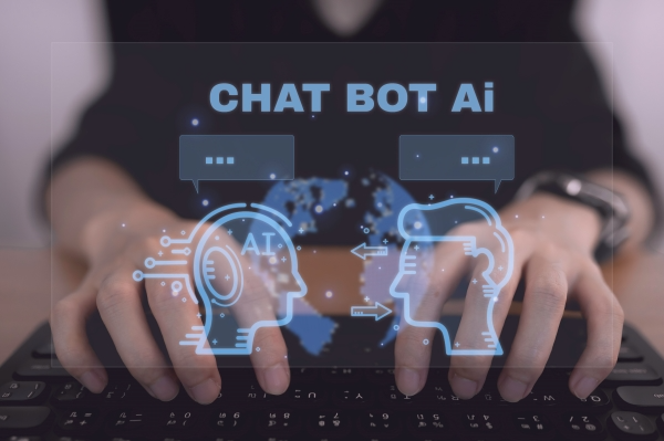 chat-with-ai-artificial-intelligence-man-using-technology-smart-robot-ai-artificial-intelligence-by-enter-command-prompt-generates-something-futuristic-technology-transformation